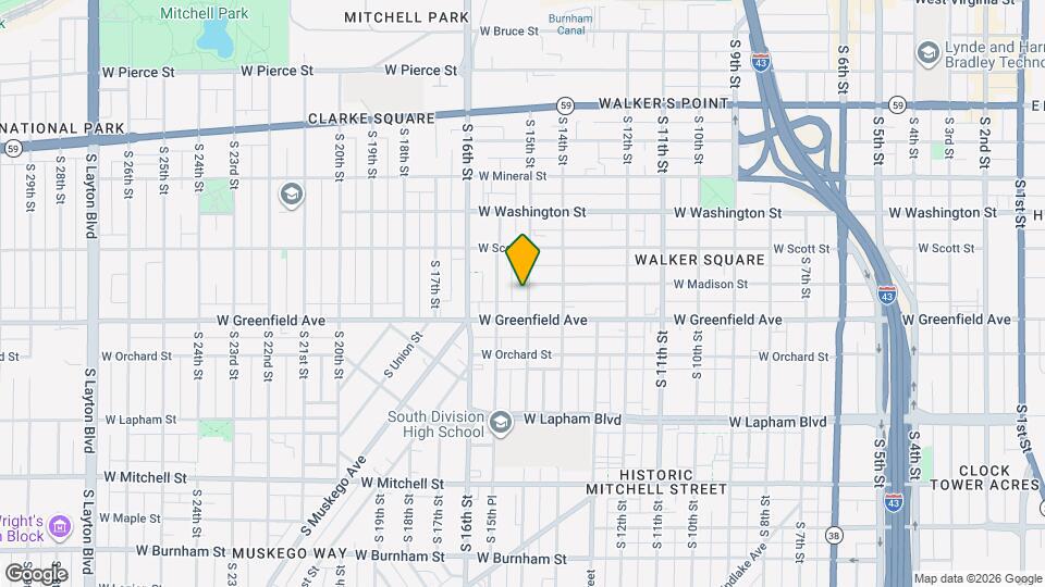 1309A S 15th St Map and Location Details