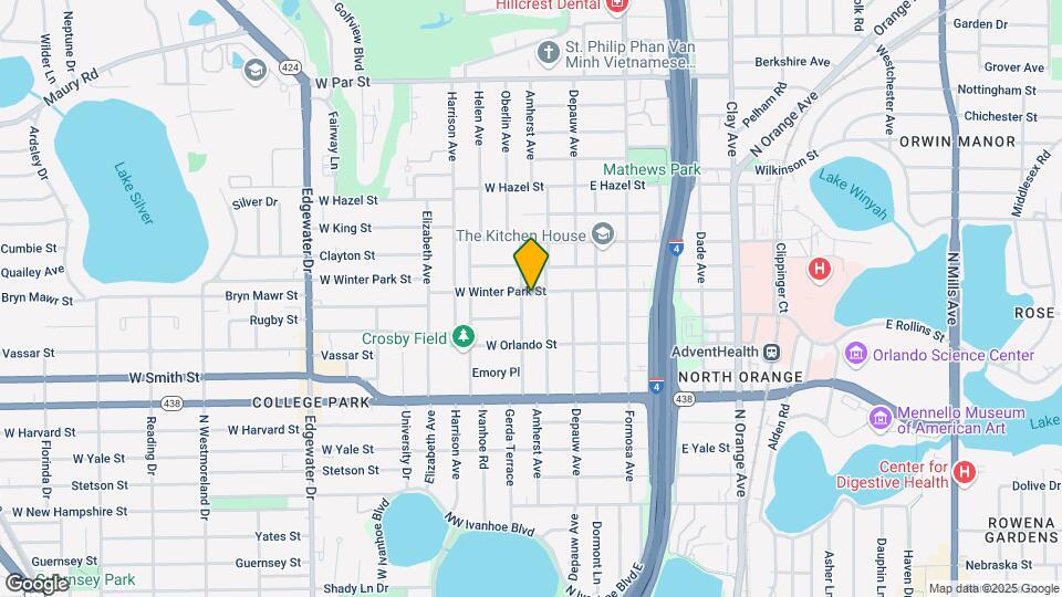 114 W Winter Park St-Unit -2 Map and Location Details