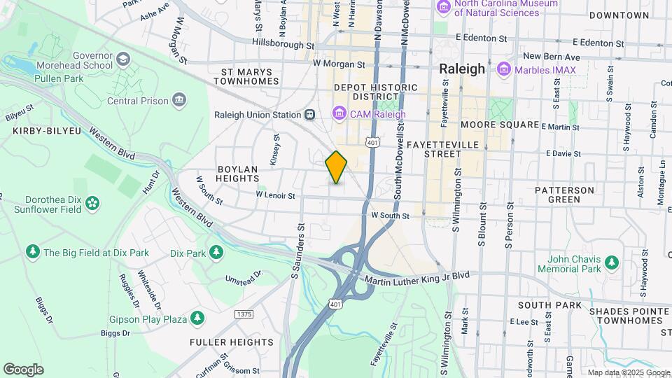523 S West St Map and Location Details