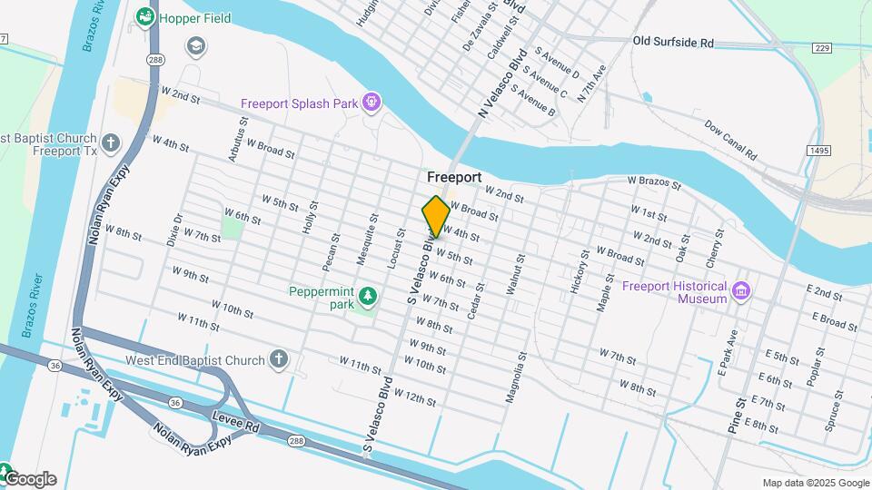 1026 W 5th St Map and Location Details