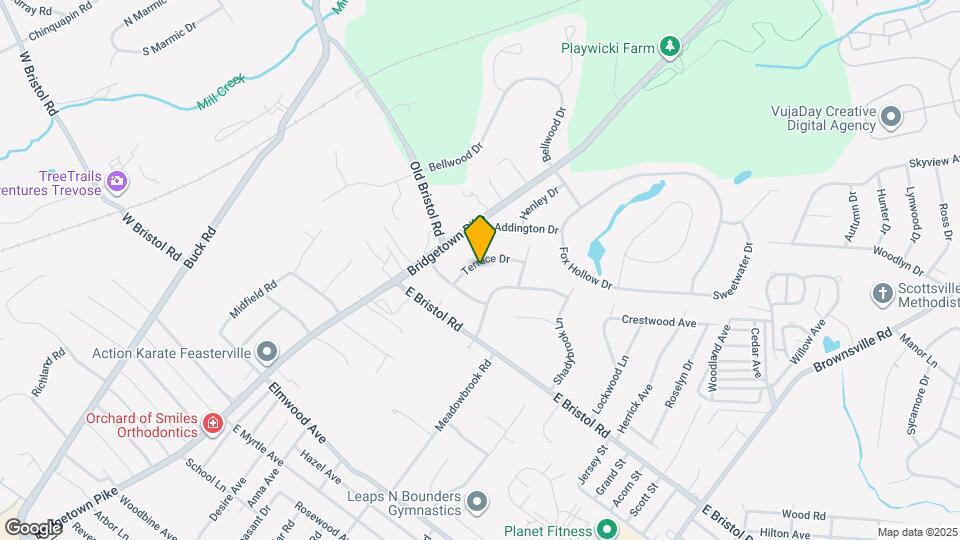 2033 Terrace Dr Map and Location Details