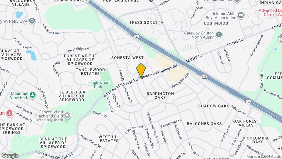 11618 Sherwood Forest Map and Location Details