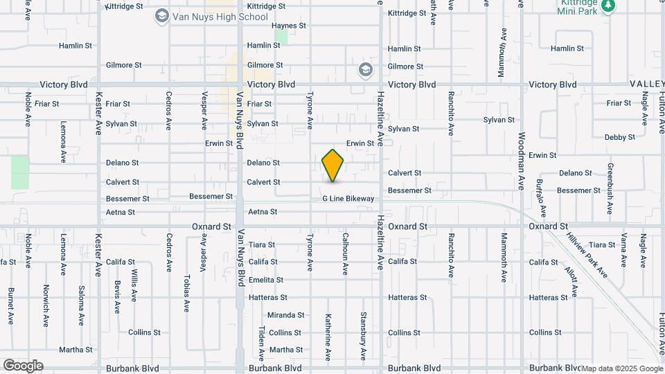 14222 Calvert St Mapa y Detalles de la Ubicación