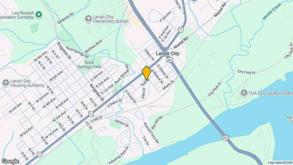 201 Pike St Map and Location Details