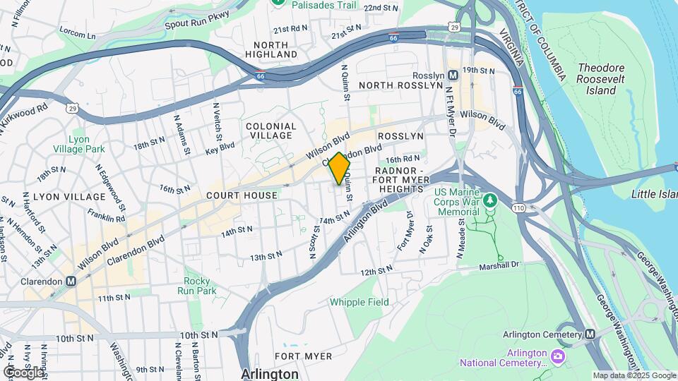 1509 N Rhodes St Mapa y Detalles de la Ubicación