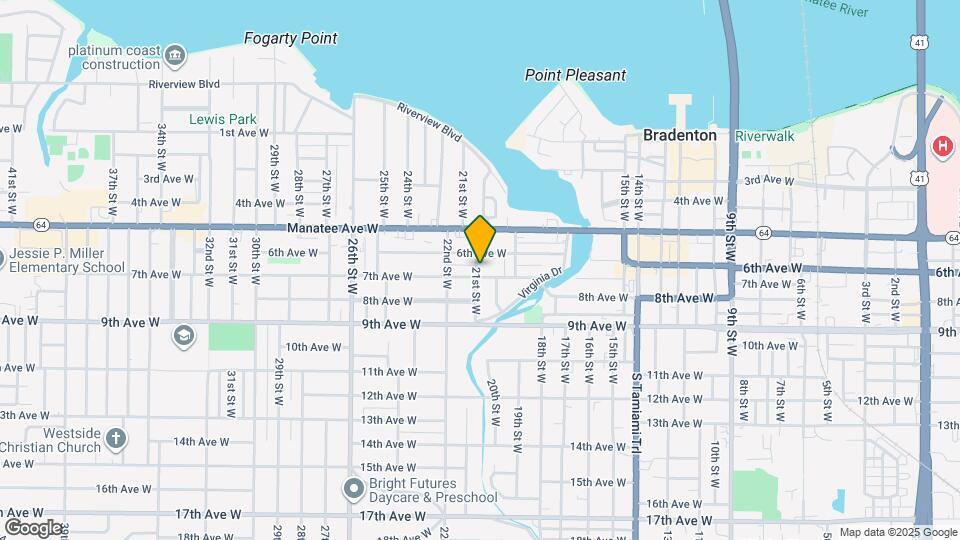 621 21st St W Map and Location Details