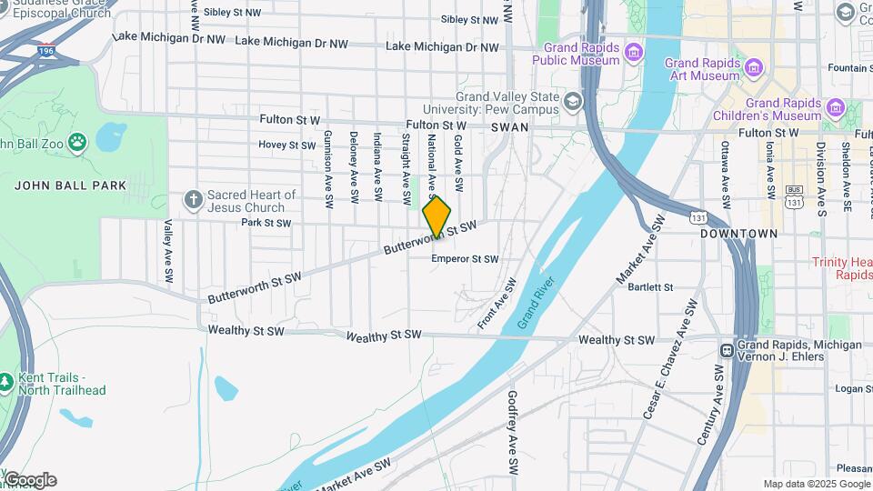 208 National Ave SW Map and Location Details