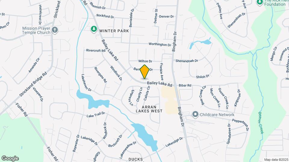 1616 Silver Ridge Ct Map and Location Details
