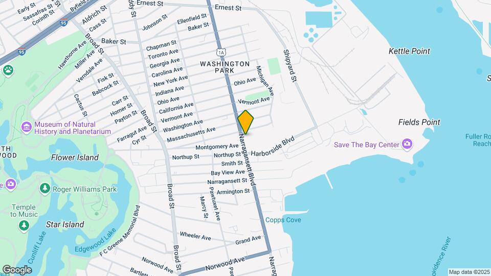 1012 Narragansett Blvd Map and Location Details