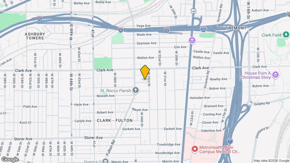 3142 W 33rd St Map and Location Details