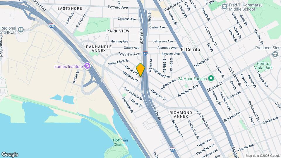 1409 S 55th St Map and Location Details