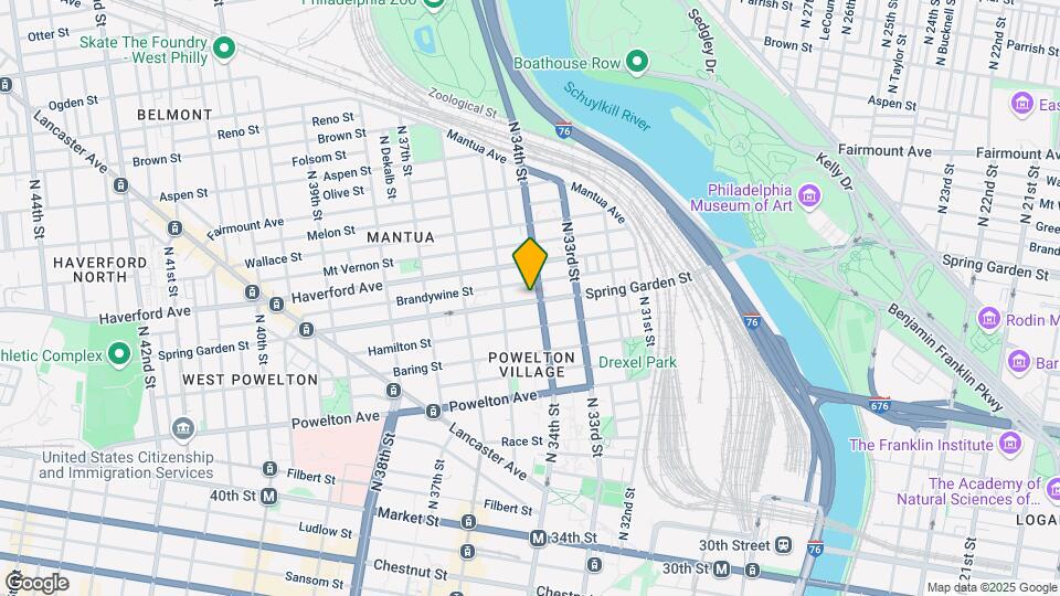 3423 Spring Garden St Map and Location Details