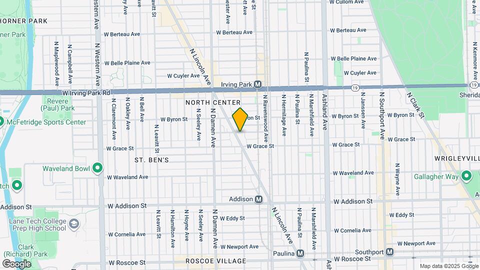 1855 W Berenice Ave Map and Location Details