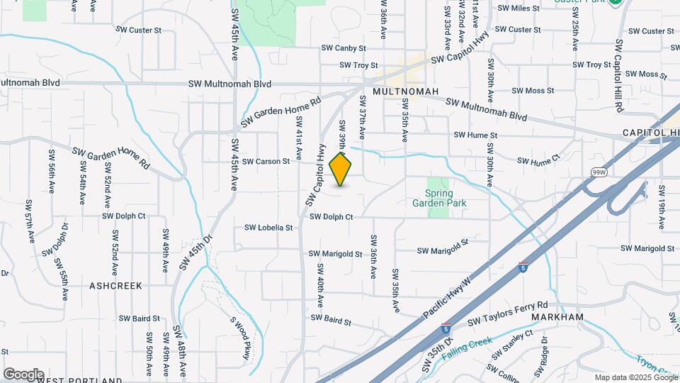 3911 SW Freeman St Map and Location Details