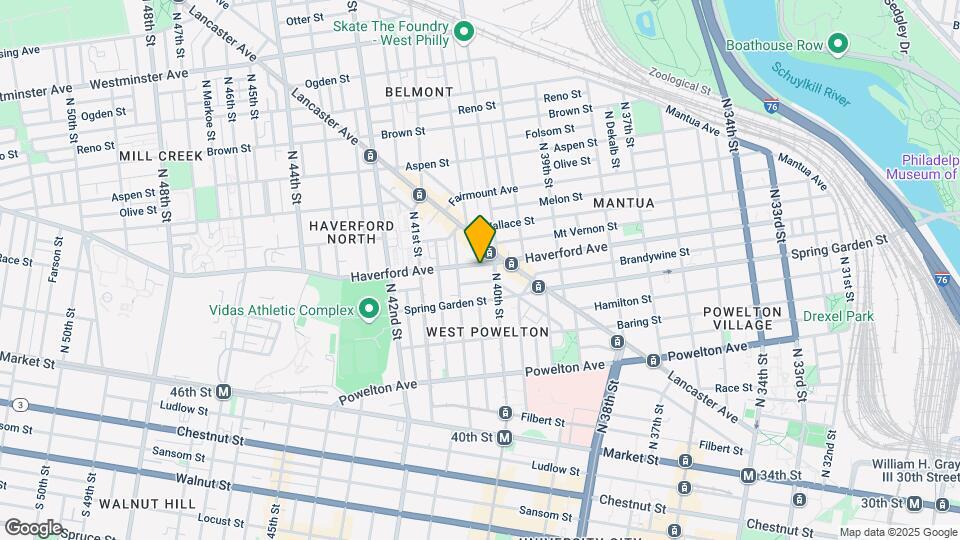 4018 Haverford Ave Mapa y Detalles de la Ubicación