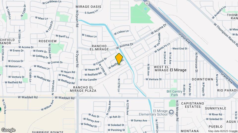 12734 W Via Camille Map and Location Details