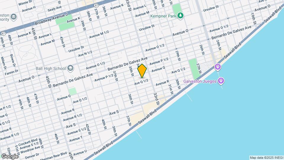 3330 Ave Q 1/2 Map and Location Details