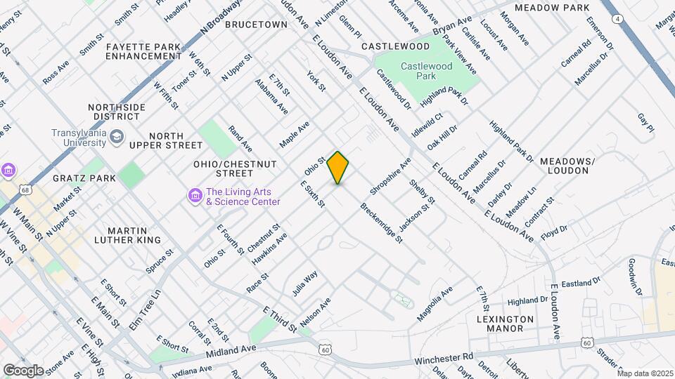 418 Breckenridge St Map and Location Details
