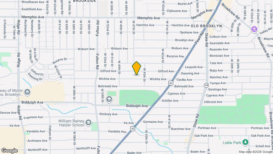 4602 Wichita Ave Map and Location Details