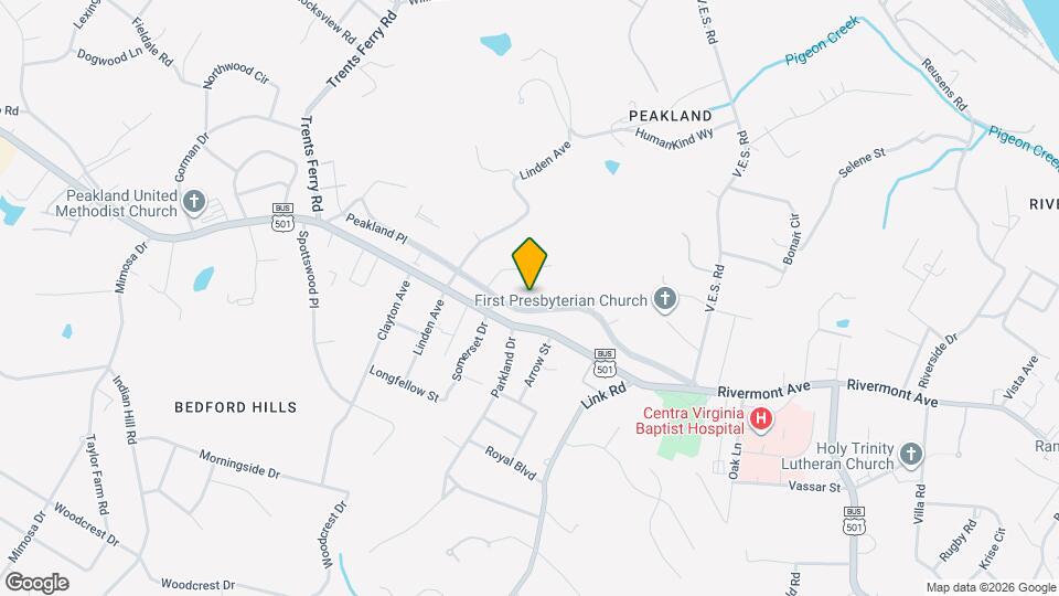 3880 Peakland Pl, Unit B Map and Location Details