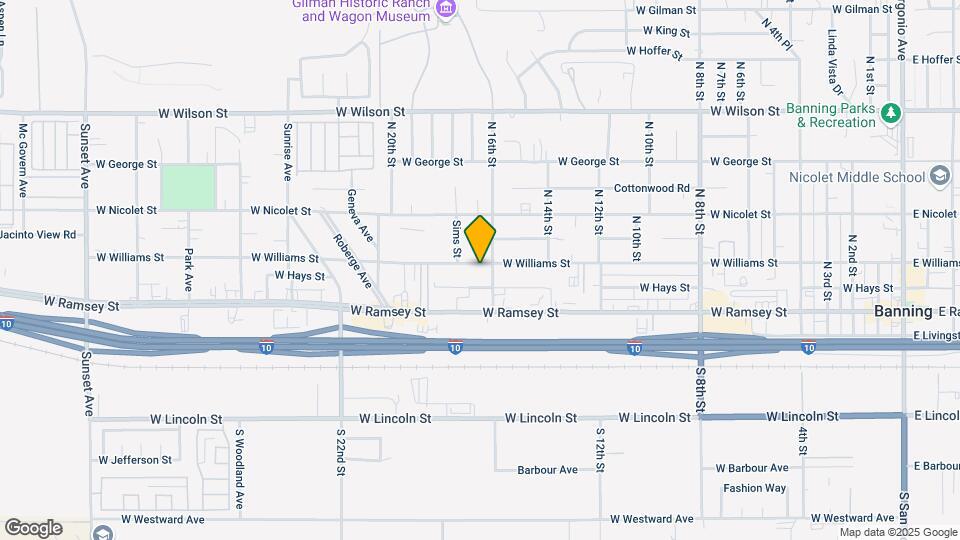 1646 W Williams St Map and Location Details
