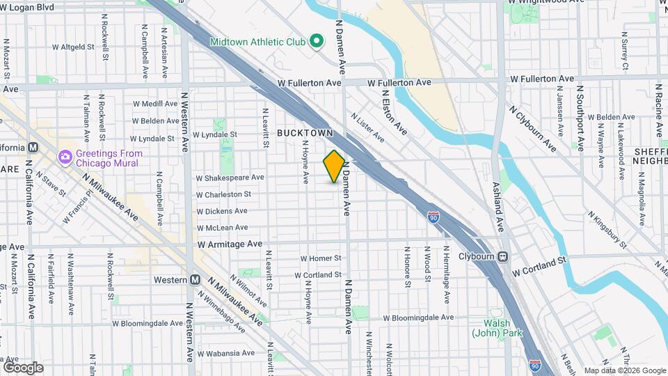 2016 W Charleston St, Unit 2F Map and Location Details