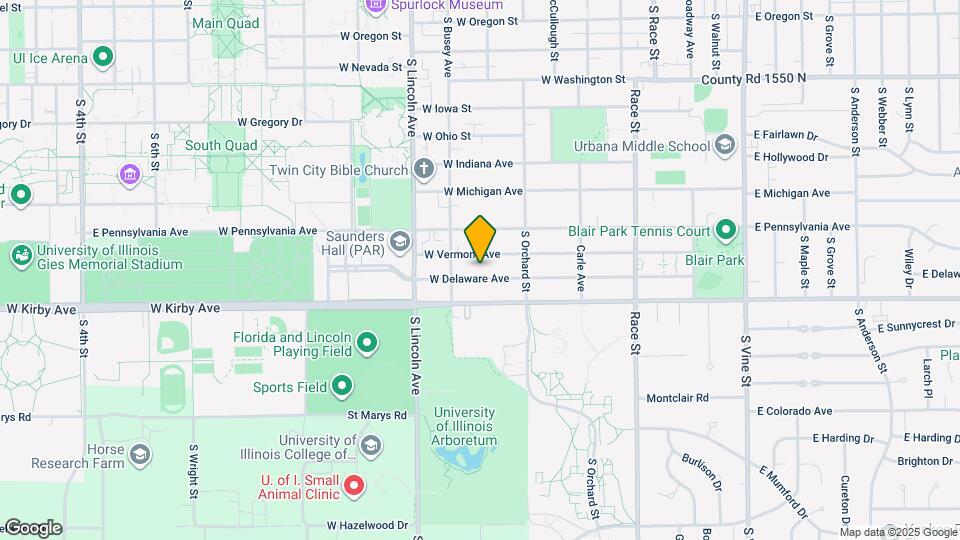 704 W Delaware Ave Map and Location Details