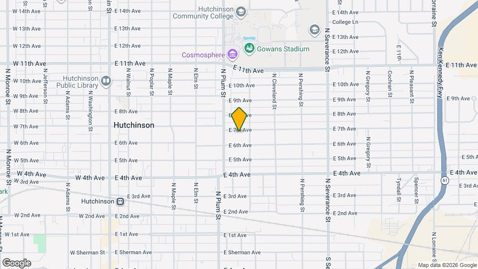 521 E 7TH AVE Map and Location Details
