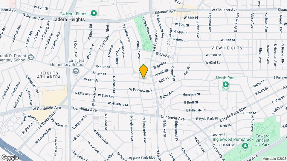 131 W 64th Pl Mapa y Detalles de la Ubicación