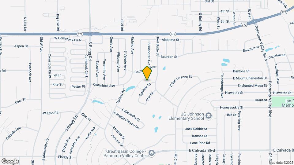 1390 Ogallala St Map and Location Details
