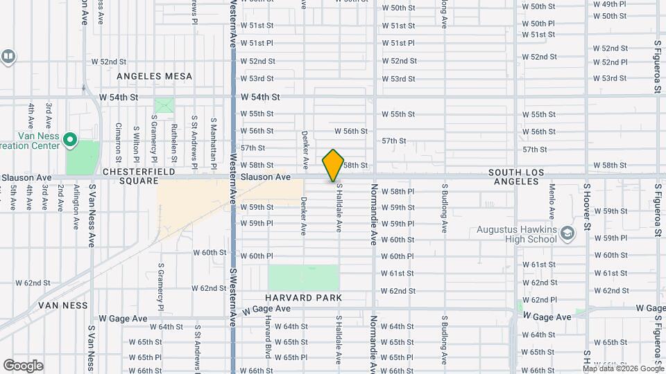 1511 W 58th Pl Map and Location Details