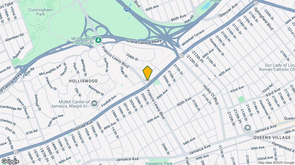 206-07 Hillside Ave. Map and Location Details