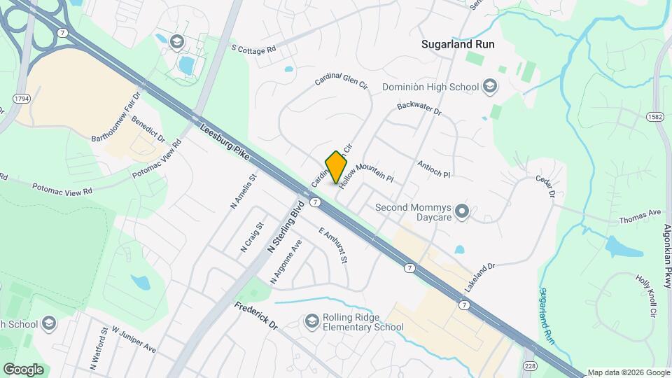 46728 Hollow Mountain Pl Map and Location Details