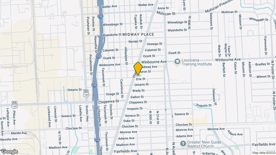 2835 Erie St Map and Location Details