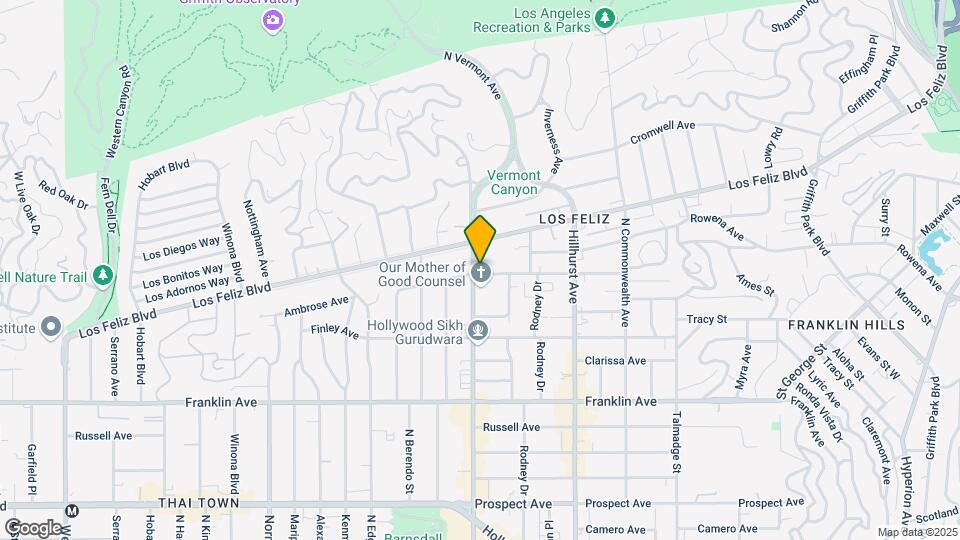 4629 Ambrose Ave Map and Location Details