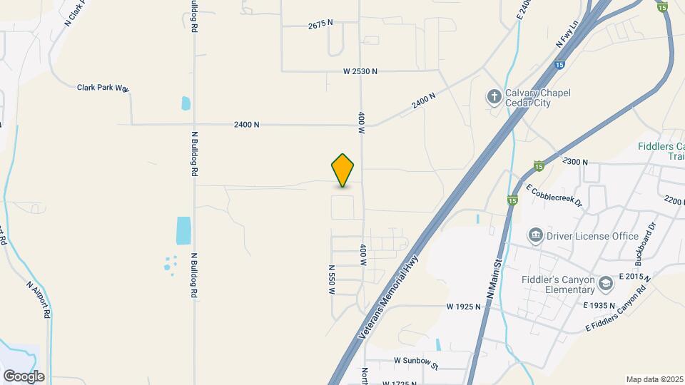 496 W 2350 N Map and Location Details