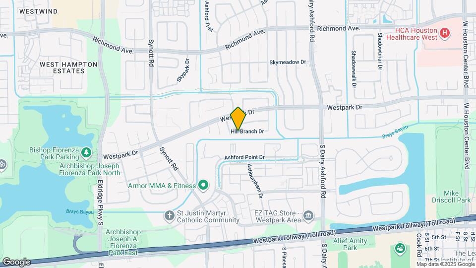 12821 Hill Branch Dr Mapa y Detalles de la Ubicación
