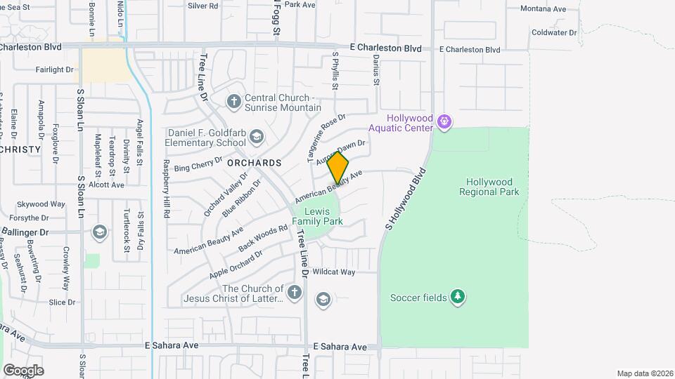 6503 American Beauty Ave Map and Location Details