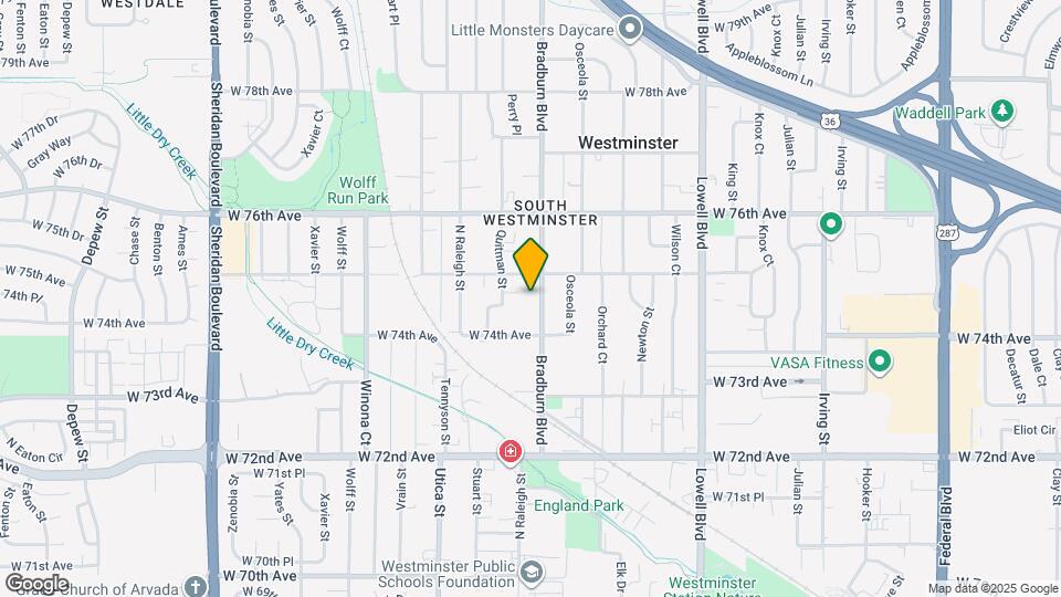 7451 Bradburn Blvd, Unit 2 Mapa y Detalles de la Ubicación