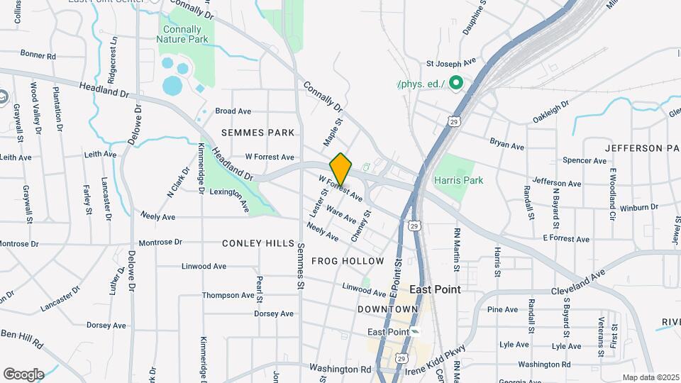 1720 W Forrest Ave Map and Location Details