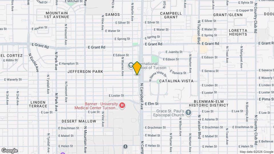 1815 E Waverly St Map and Location Details