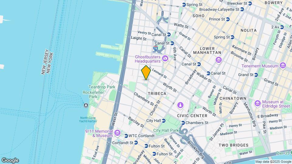 51-53 Hudson St Mapa y Detalles de la Ubicación