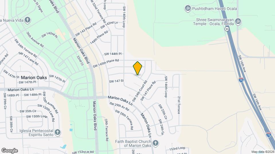 2600 SW 146th Pl Rd Map and Location Details
