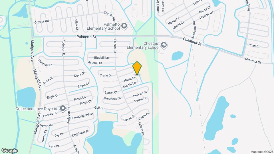 725 Hawk Ln Map and Location Details