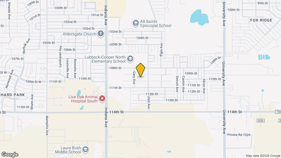 3110 110th St Map and Location Details