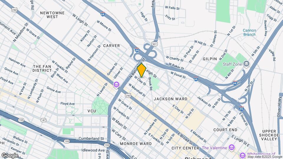 418 W Clay St Map and Location Details