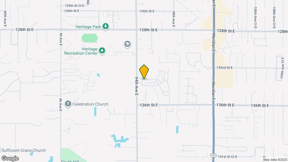 13309 94th Ave Ct E Map and Location Details