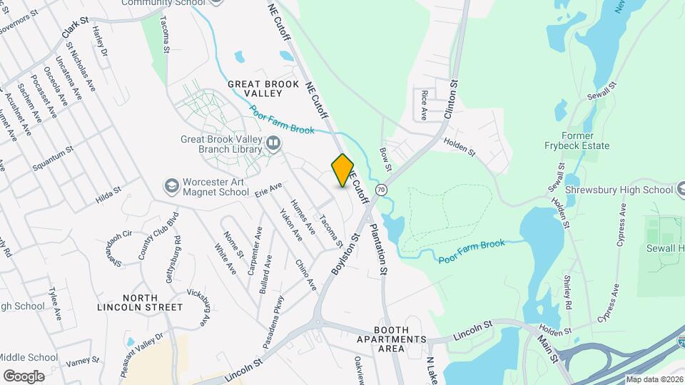 40 & 50 Great Brook Valley Ave Map and Location Details