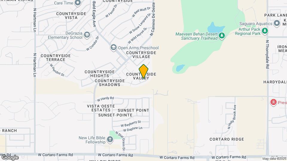 4678 W Lessing Ln Map and Location Details