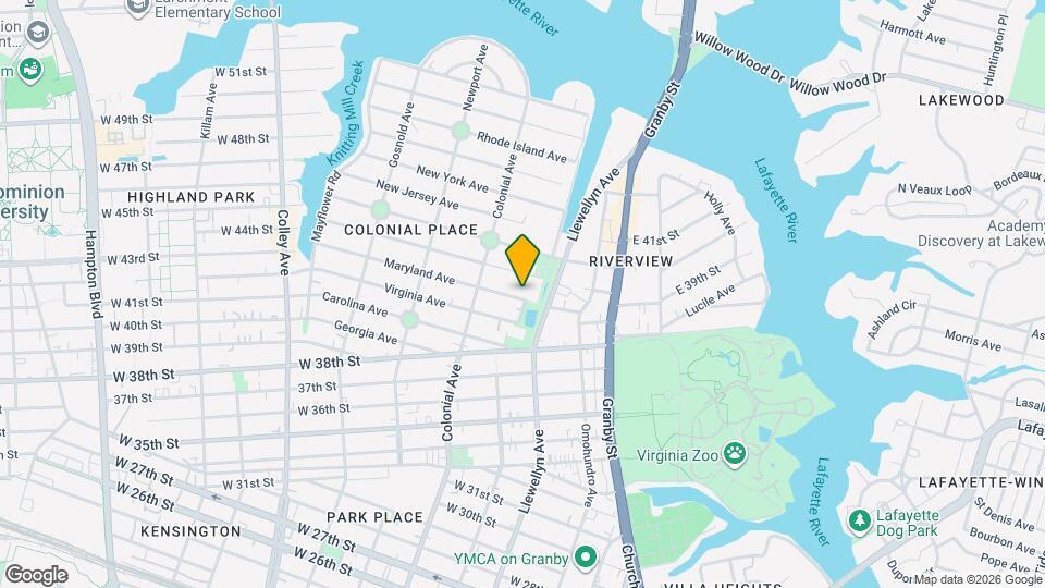 416 Maryland Ave Map and Location Details